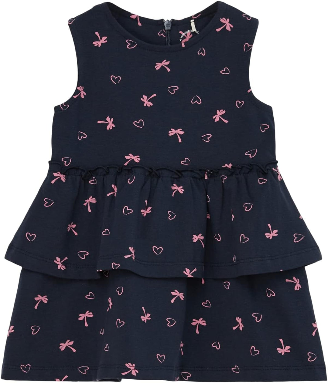 s.Oliver Baumwollkleid mit Volants 68 Blau 59a1, 68 Blau 59a1