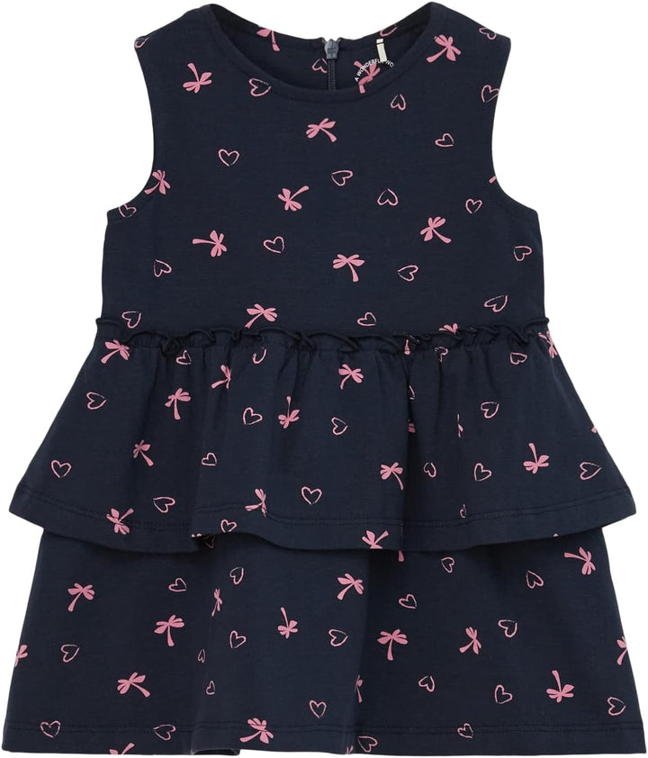 s.Oliver Baumwollkleid mit Volants 68 Blau 59a1, 68 Blau 59a1