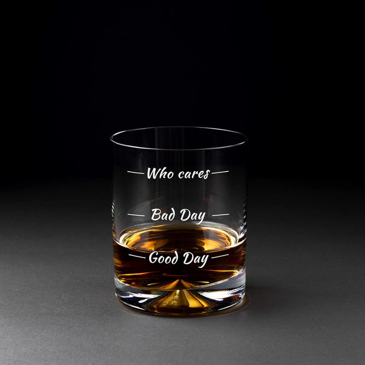 Froster Guitar Whisky Set – Who Cares, 2 Gläser mit Füllhöhen, Flachmann, 4 Whisky-Steine, Eiszange,