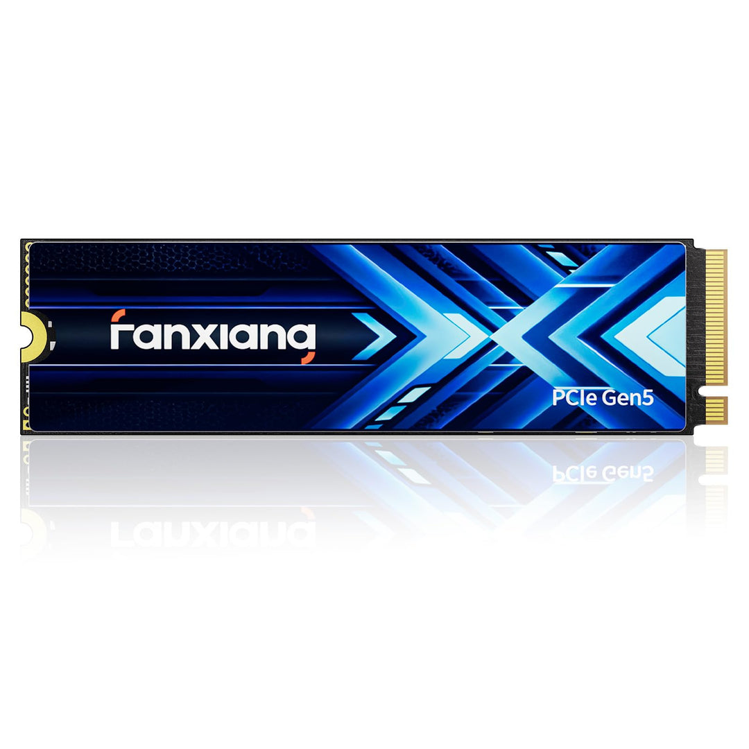 fanxiang S910 Max 2TB PCIe 5.0x4 NVMe M.2 SSD, Lesegeschwindigkeiten von bis zu 14.000 MB/s, 13.000