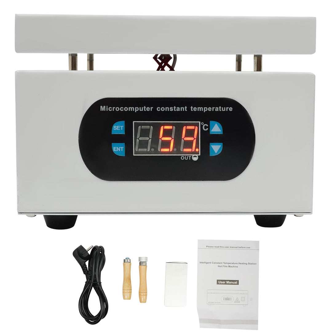VonVVer Lötstation Heizplatte 150x150mm Mini Heizplatte Löten 500W Klein Heizplatten 400 ℃ Elektrisc