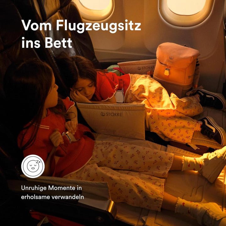 Stokke JetKids Travel Bundle, Coral Pink - Enthält den BedBox Aufsitzkoffer & das Backpack - Ideal f