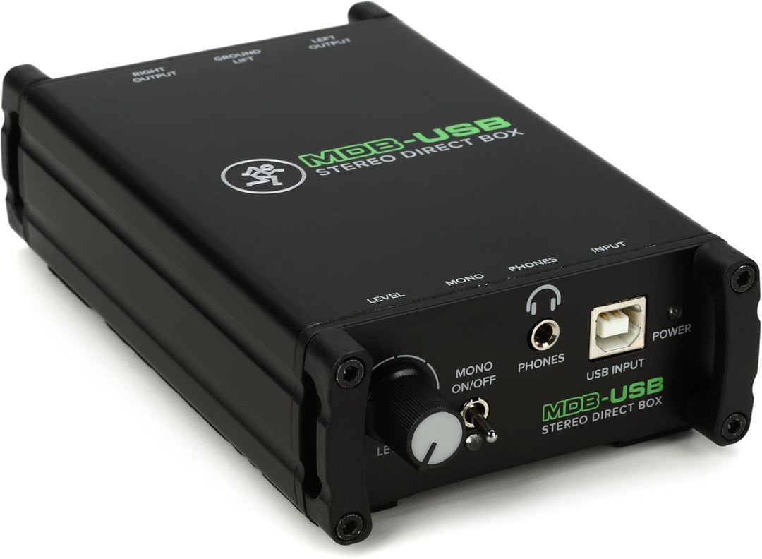 MACKIE MDB-USB Stereo Direct Box schwarz, USB