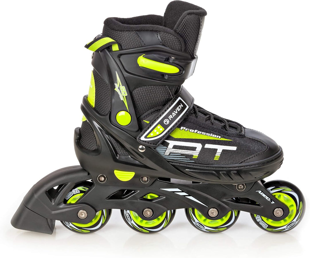 Inline Skates Inliner Raven Profession Black/Lime 38-42(25cm-27,5cm), Black/Lime 38-42(25cm-27,5cm)