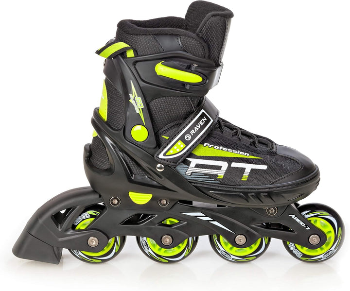 Inline Skates Inliner Raven Profession Black/Lime 38-42(25cm-27,5cm), Black/Lime 38-42(25cm-27,5cm)