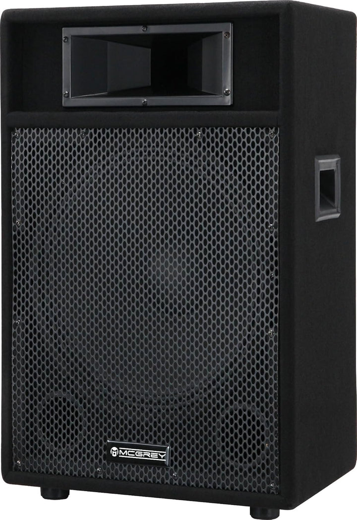 McGrey PA-115 15/2 Passive Box (DJ, PA, 2-Wege Lautspercher, Trapezform, 100/200/400 Watt (RMS/Musik