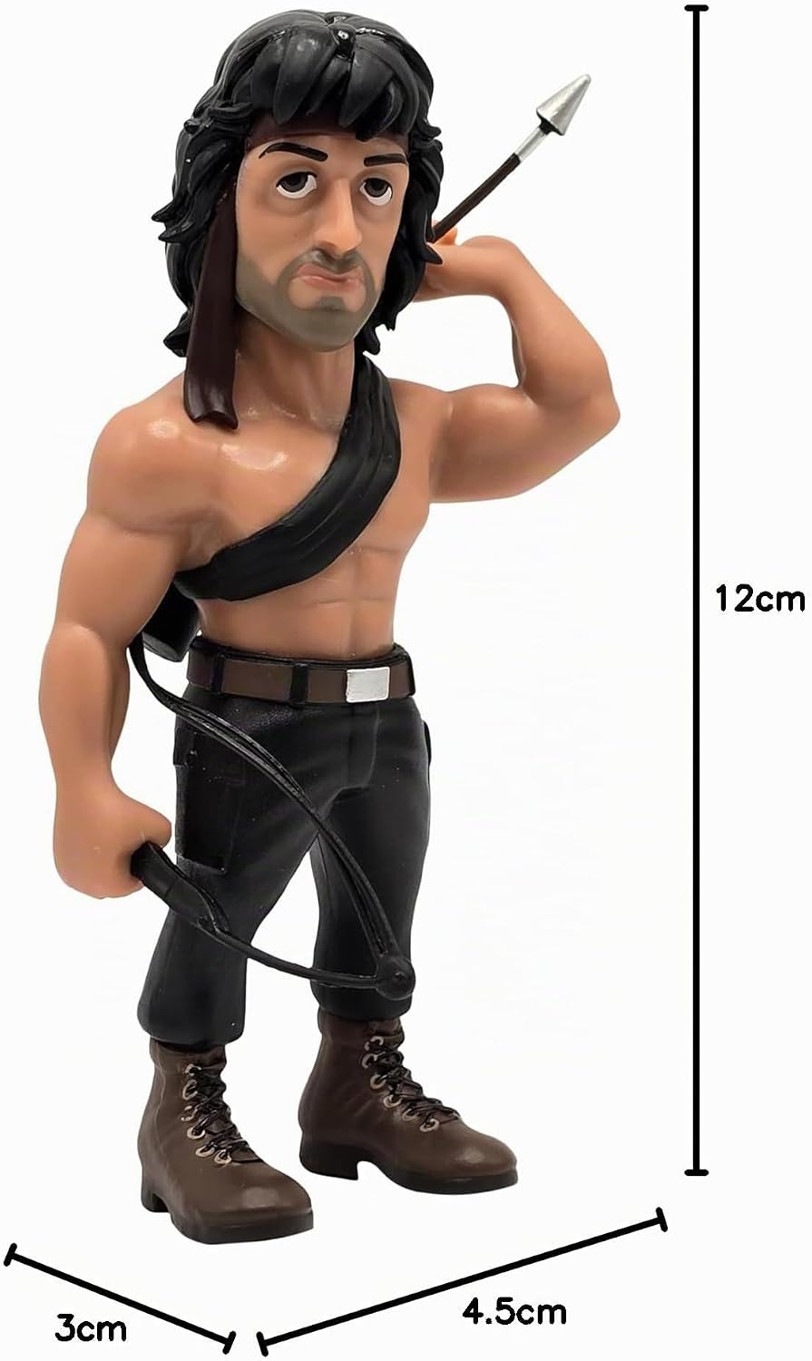 MINIX Rambo Figur mit Bogen - Rambo - Sammlerstücke 12 cm für Ausstellung, Geschenkidee für Kinder u