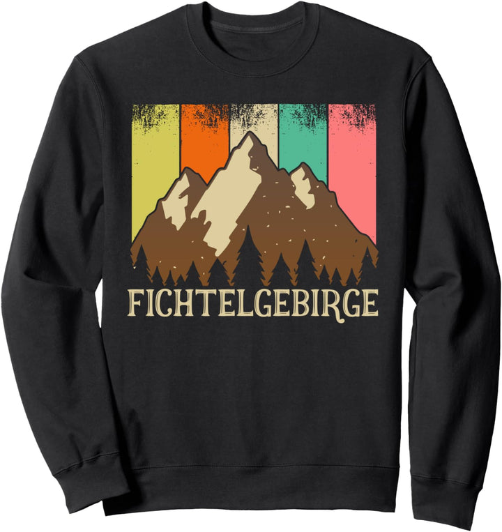 Fichtelgebirge Berg Gebirge Bergsteiger in Bayern Sweatshirt
