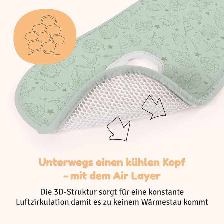 Aeromoov - Baby Sitzauflage Air Layer - Einlage Für Autositz oder Kinderwagen - Gruppe B - Antischwi