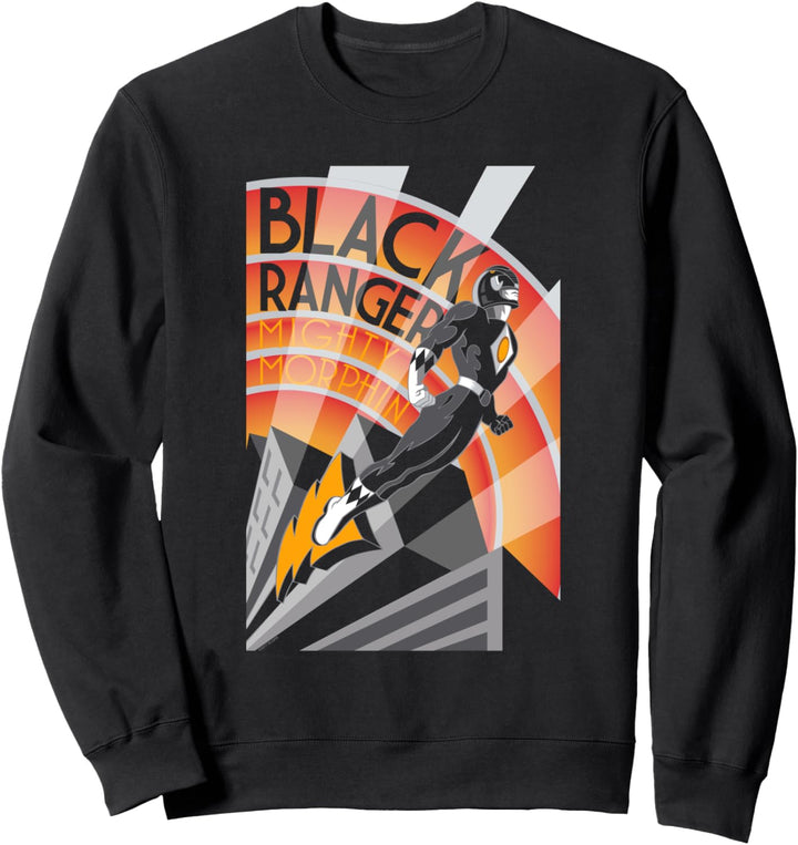 Power Rangers Black Ranger Deco Sweatshirt