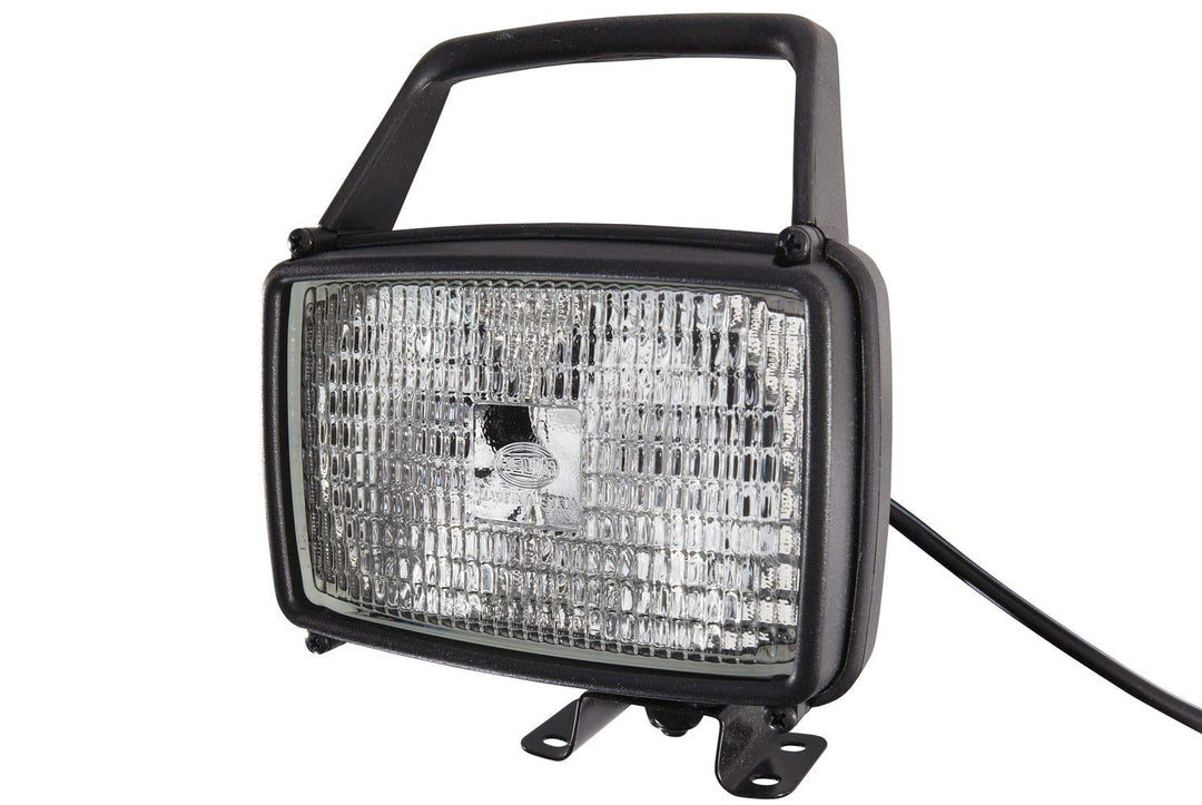 HELLA Halogen Arbeitsscheinwerfer - Double-Beam - 24V / 12V - Anbau/Schraubanschluss - Vierpunktbefe