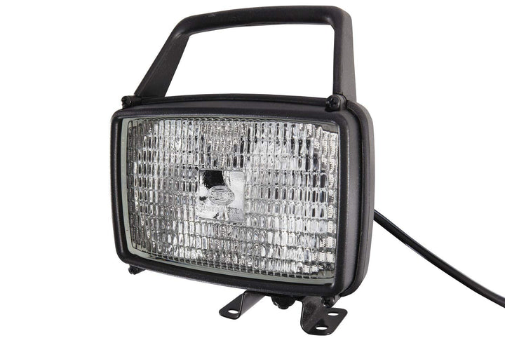 HELLA Halogen Arbeitsscheinwerfer - Double-Beam - 24V / 12V - Anbau/Schraubanschluss - Vierpunktbefe