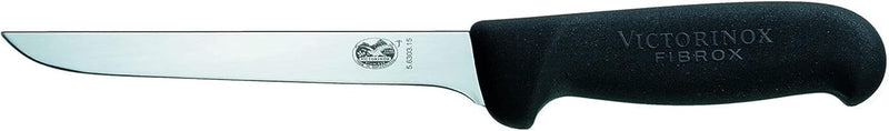 Victorinox, 5.6303.15, Fibrox, Ausbeinmesser, Extra scharfe Klinge, mit geradem Schliff, robuster Ku