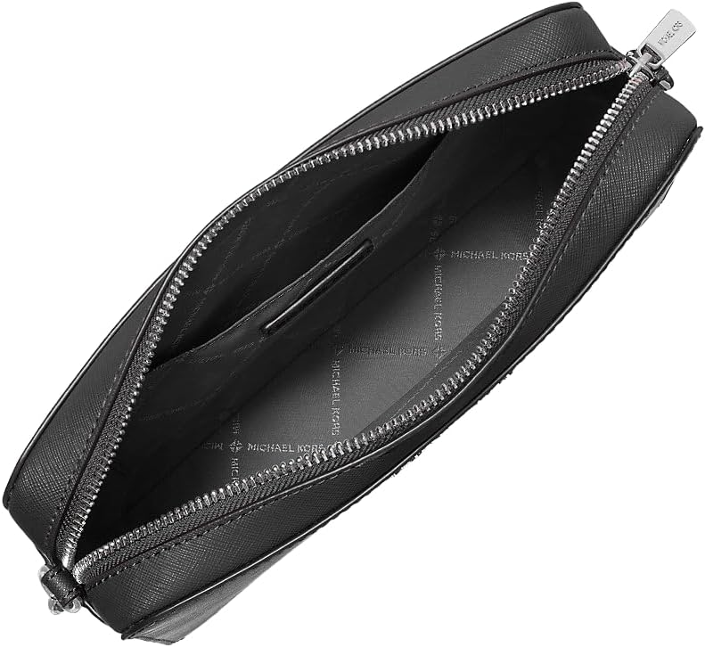 Michael Kors Damen Jetset Lg Ew Crossbody Handtasche Schwarz, Schwarz