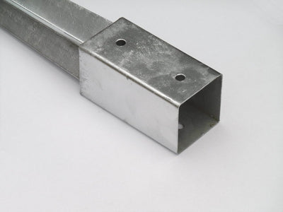 10 Stk 70mm Pfostenträger Einschlaghülse Bodenhülse kurz 600mm Holz-pfosten Zaun