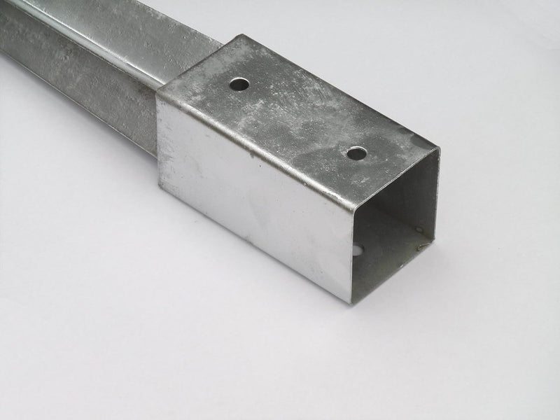 10 Stk 70mm Pfostenträger Einschlaghülse Bodenhülse kurz 600mm Holz-pfosten Zaun