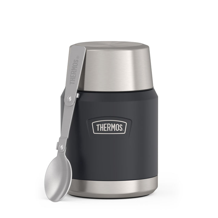 Thermos ICON Thermobehälter für Essen 0,47 l, 10 h heiss, graphite mat | 24 h kalt, auslaufsicherer