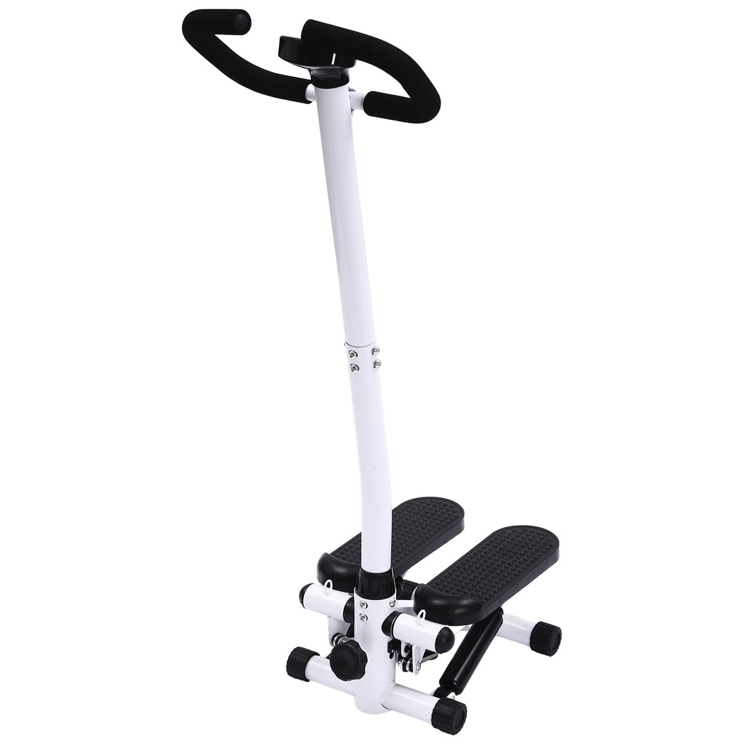 Donened - Mini Stepper mit Power Ropes für Zuhause, Up-Down Swing Stepper, mit Digital Monitor, bis