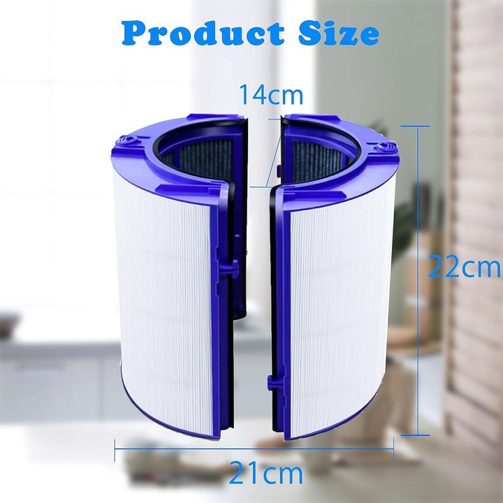 BAMBOOSTA Ersatzteile HEPA Filter Kompatibel mit Dyson PH01 Pure Humidify + Cool, HP06 Pure Hot + Co