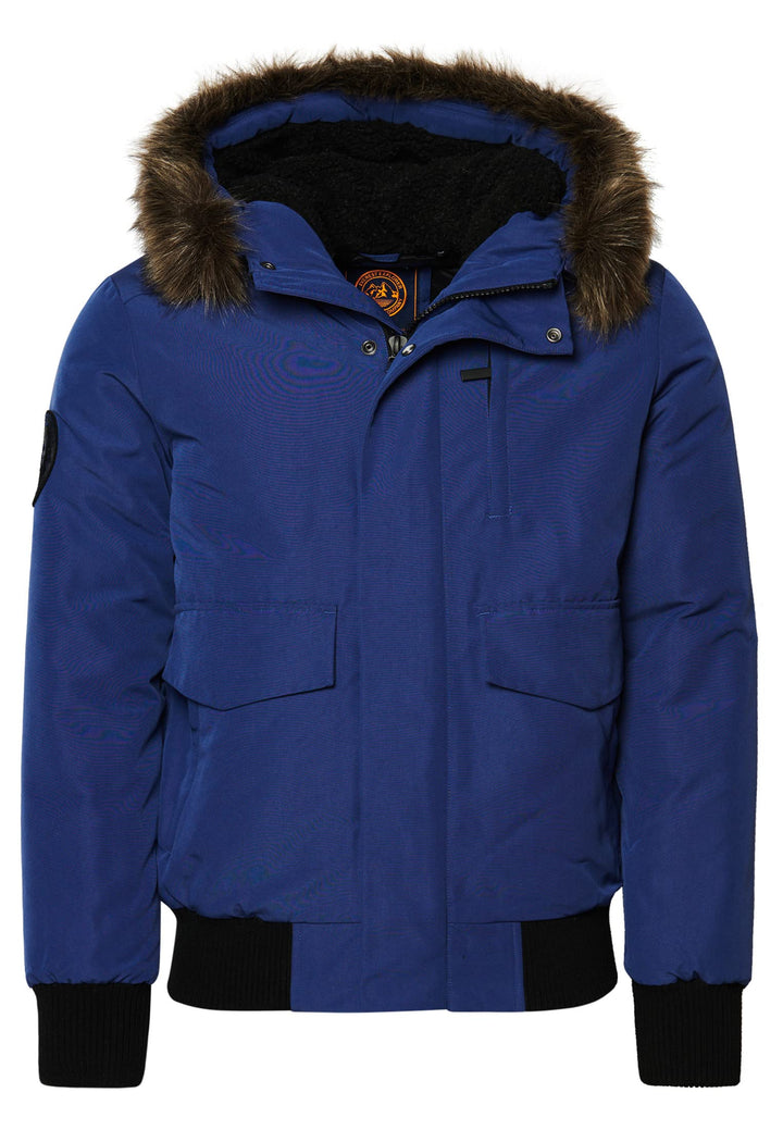 Superdry Herren Everest Bomber Jacket XL Halbdunkel Marineblau, XL Halbdunkel Marineblau