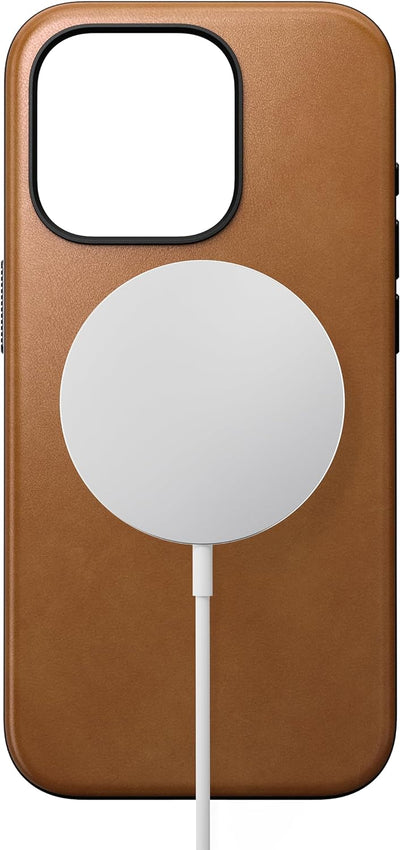 Nomad Leather Case iPhone 15 Pro Tan iPhone 15 Pro english tan, iPhone 15 Pro english tan