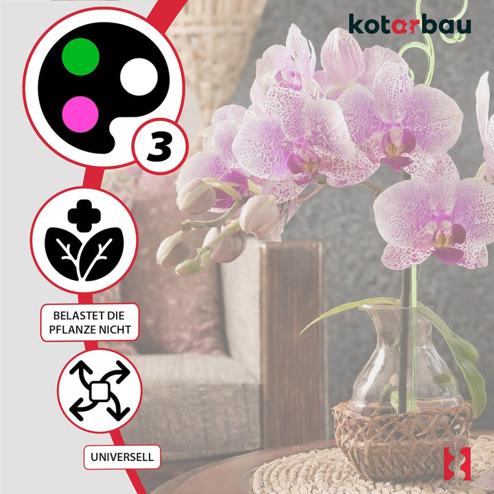 KOTARBAU® 6er Set Pflanzenstütze Grün PVC 39 cm Blumenstütze Rankhilfe Zimmerpflanzen Blumenstütze G