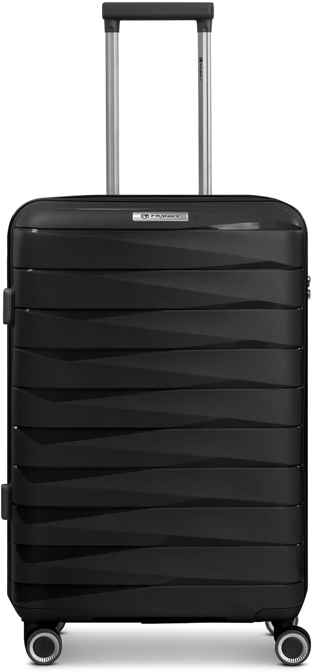 Franky Check-in Koffer für Damen und Herren | mittelgrosser Trolley 42 x 24 x 65 cm aus hochwertigem