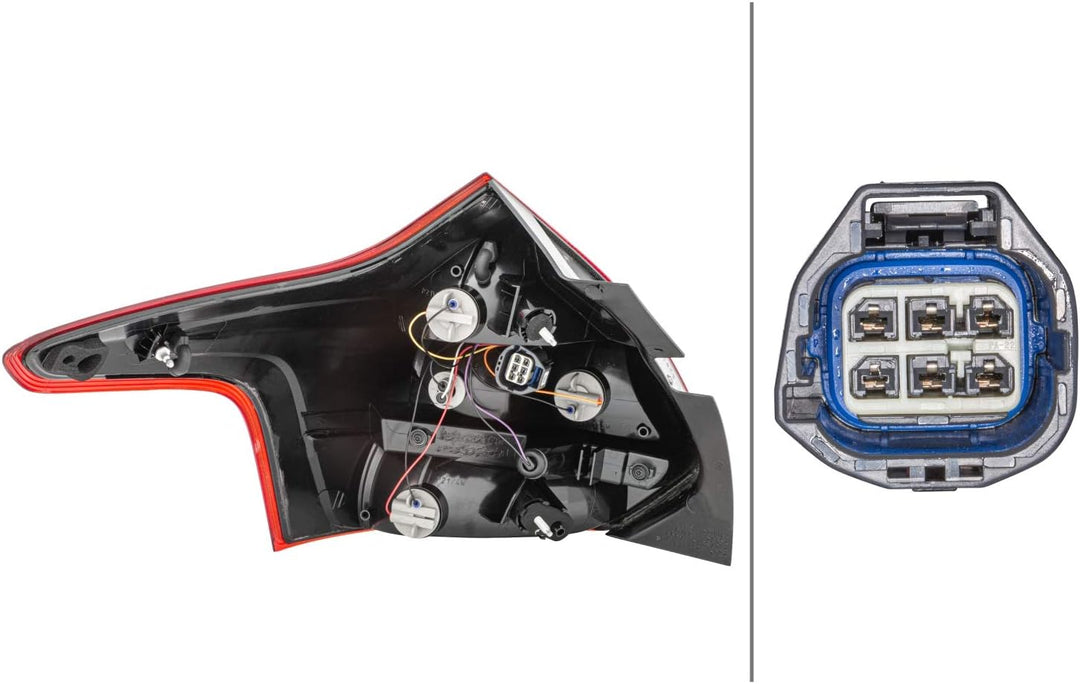 HELLA 2VP 354 995-081 Heckleuchte - LED - rechts - für u.a. Ford Focus Iii, Rechts
