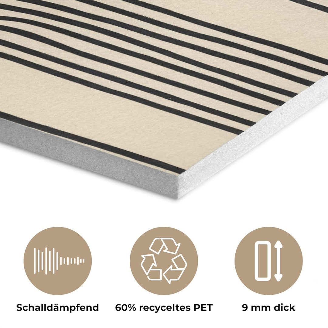 MuchoWow© Akustikfilz Wandbild 90x60 cm Dekoration Wohnzimmer Bilder Pictures Wall Decoration Living