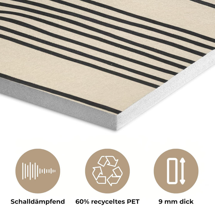 MuchoWow© Akustikfilz Wandbild 90x60 cm Dekoration Wohnzimmer Bilder Pictures Wall Decoration Living