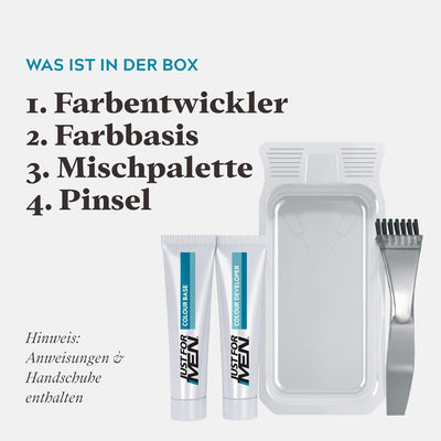 Just For Men Schnurrbart & Bart Färbe, Bart Farbe, Tönung, Bartfarbe, Eliminiert Graue Haare Für Ein