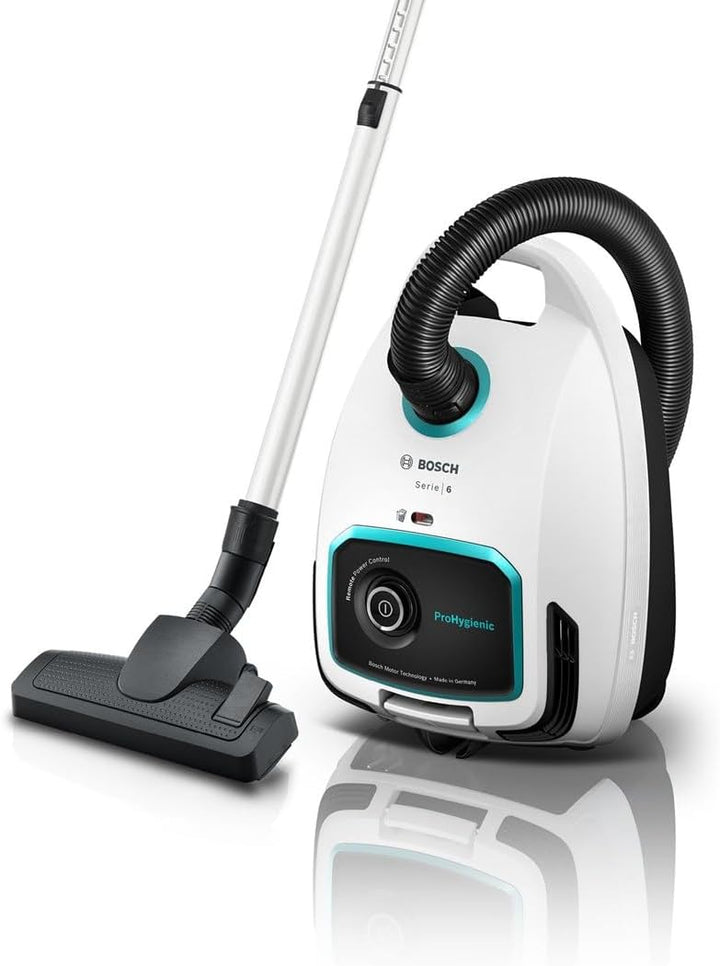 Bosch ProHygienic BGL6HYG1 Staubsauger mit Beutel, 4 L, 600 W, 75 dB, 12 Meter Kabel