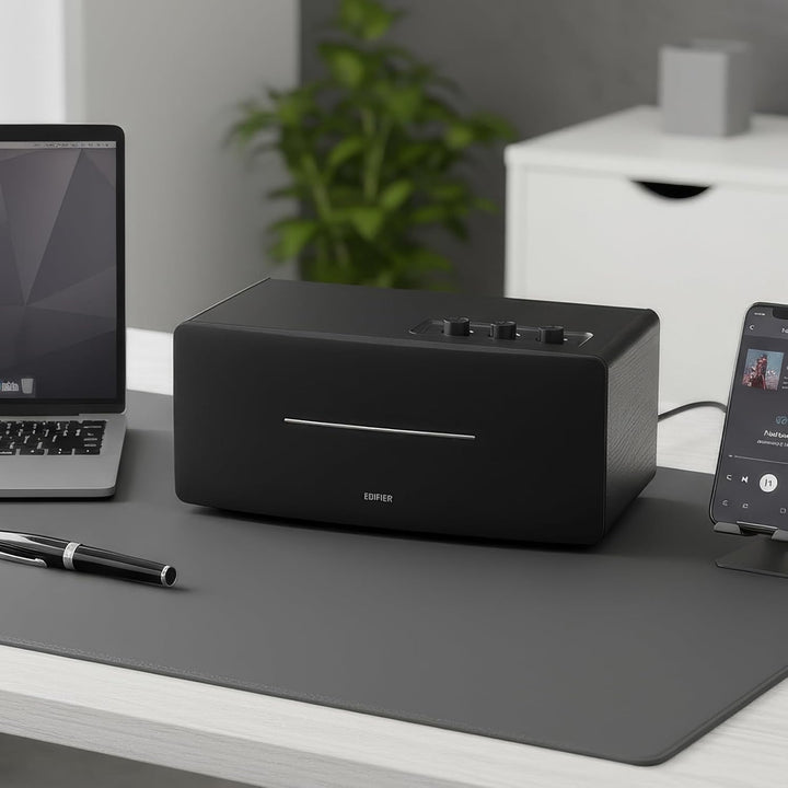 EDIFIER D12 kompaktes Stereo Lautsprechersystem (70W) mit Bluetooth 5.0 und Infrarot-Fernbedienung -