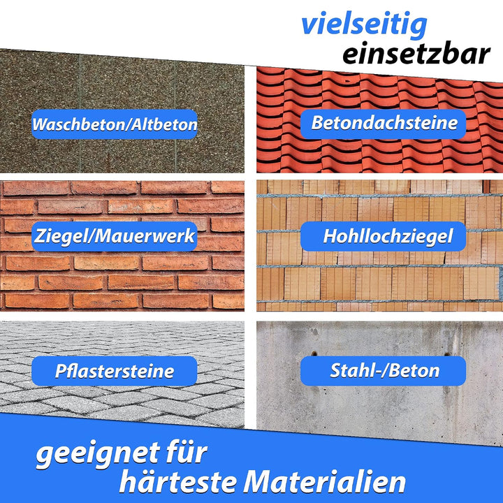 LXDIAMOND Diamant-Trennscheibe 350mm x 20,0mm - Segmente 15mm - passend für Beton Stahlbeton Waschbe