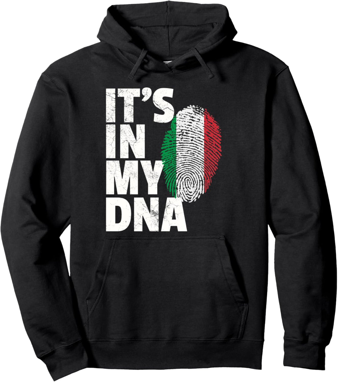 It's in my DNA Italien-Flagge mit Nationalflagge Pullover Hoodie