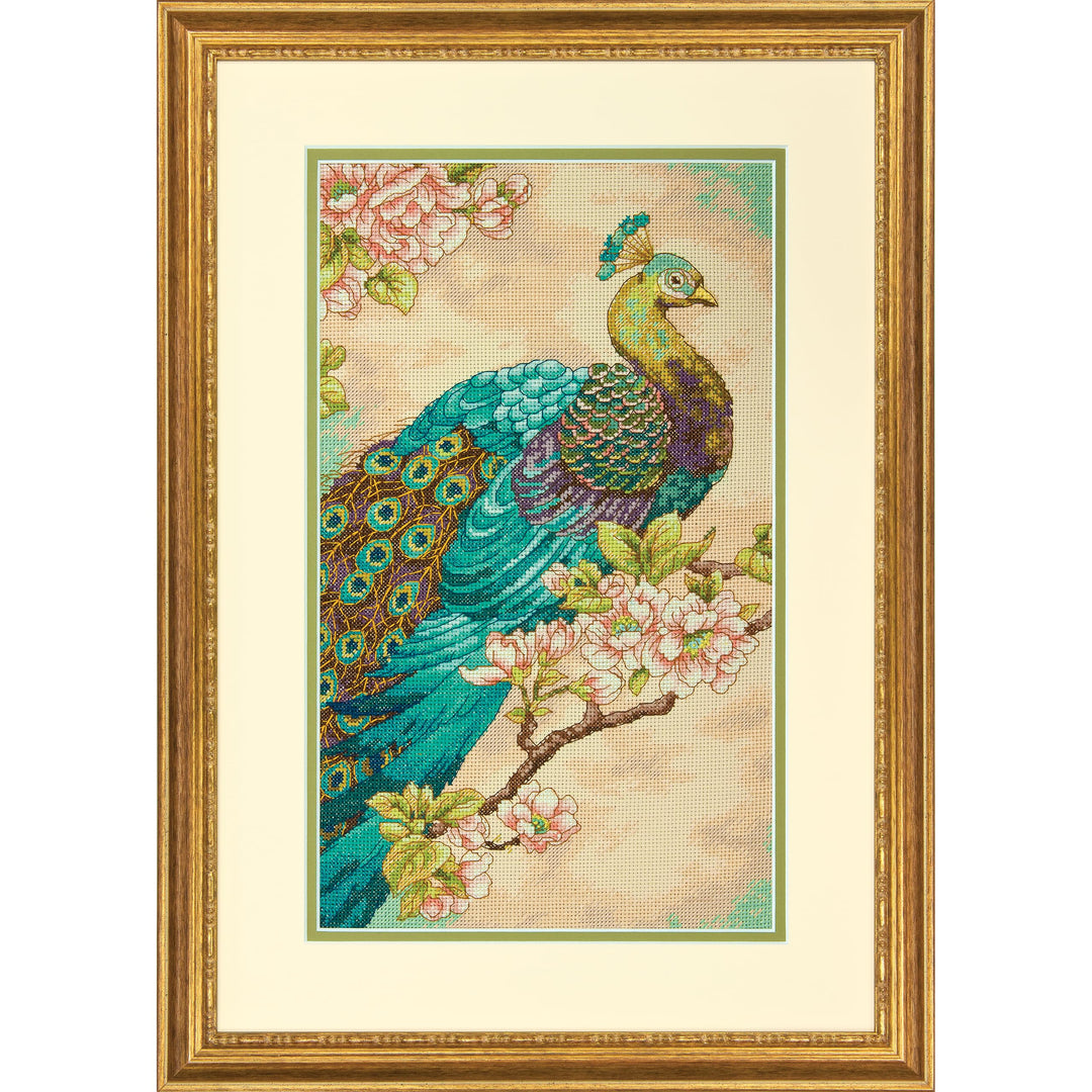 Dimensions – Kreuzstich-Set mit Zahlenangaben – Indian Peacock – 70-35293 – Handarbeit für Erwachsen