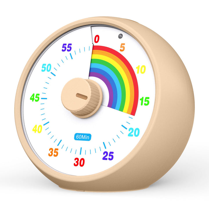 Visueller Timer für Kinder, 60-Minuten Countdown für Klassenzimmer Büro Küche, Schreibtisch Timer Ki