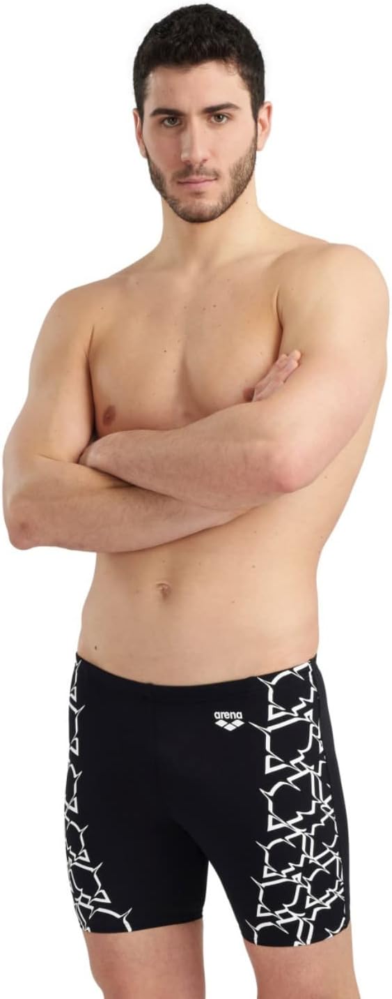 ARENA Mid Jammer Badehose Männer XXL Schwarz, XXL Schwarz