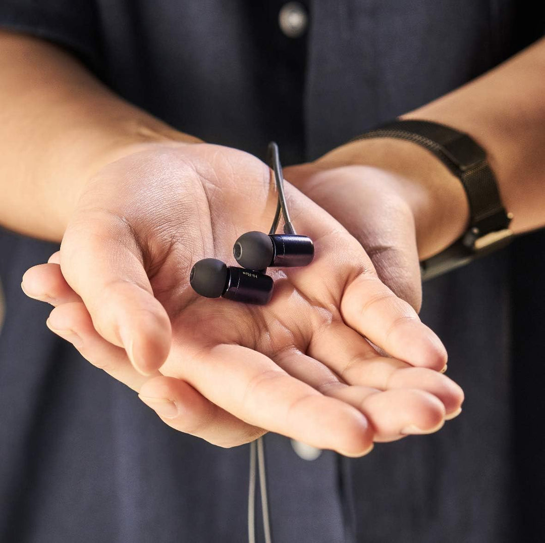 EarStudio HE100, High-Resolution Earphones, 3.5mm in-Ear Headphones, Distinctive Clear Sound, Single