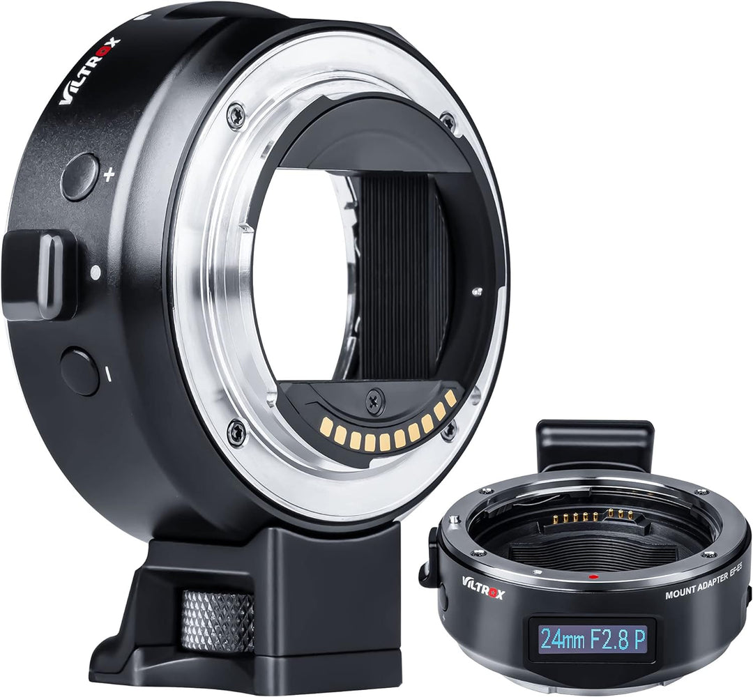 VILTROX EF-E5 Objektivadapter Autofokus Adapter kompatibel mit EF/EF-S Objektiv auf Sony E-Mount Kam