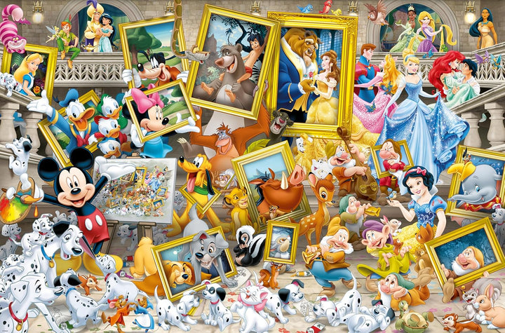 Ravensburger Puzzle 17432 - Mickey als Künstler - 5000 Teile Disney Puzzle für Erwachsene und Kinder