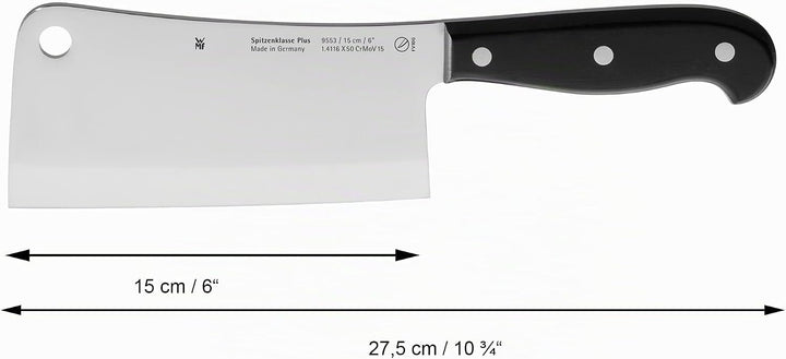 WMF Spitzenklasse Plus Chinesisches Hackmesser 27,5 cm, Made in Germany, Messer geschmiedet, Perform