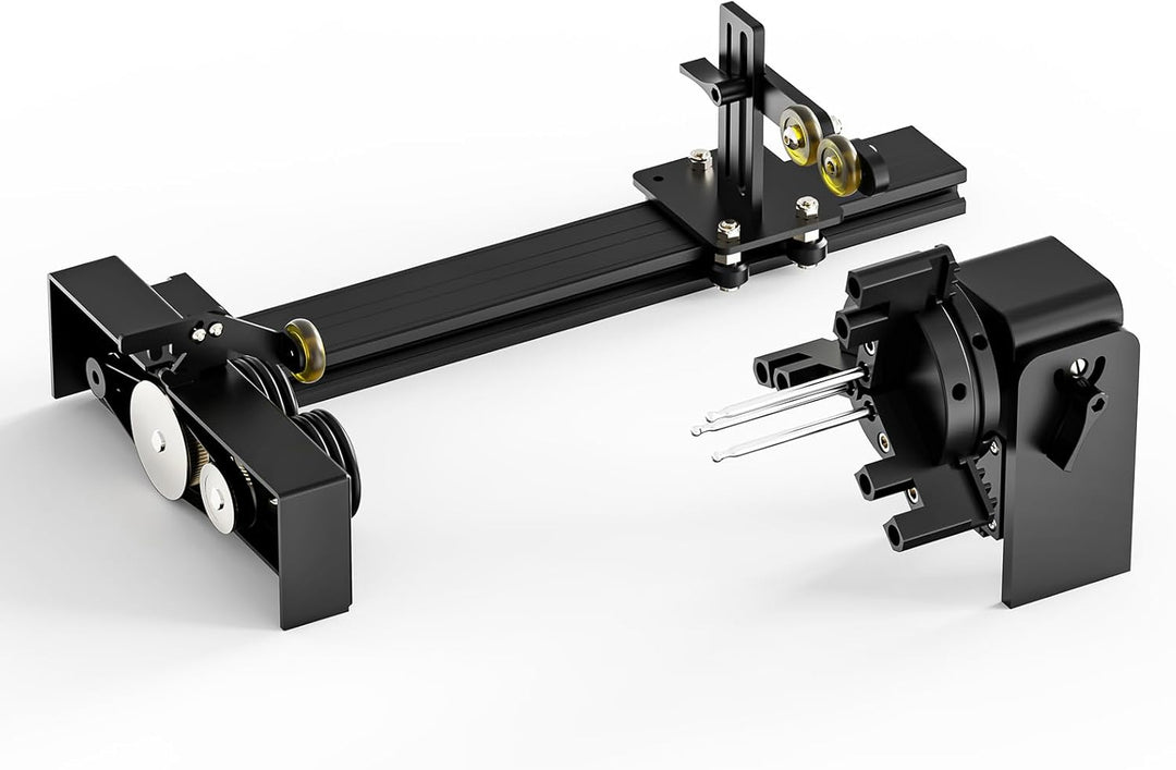 Twotrees TS5 Rotationslaser-Gravurmaschine für Tassen Flaschen, 3-in-1 Laser Rotary Roller, vorinsta