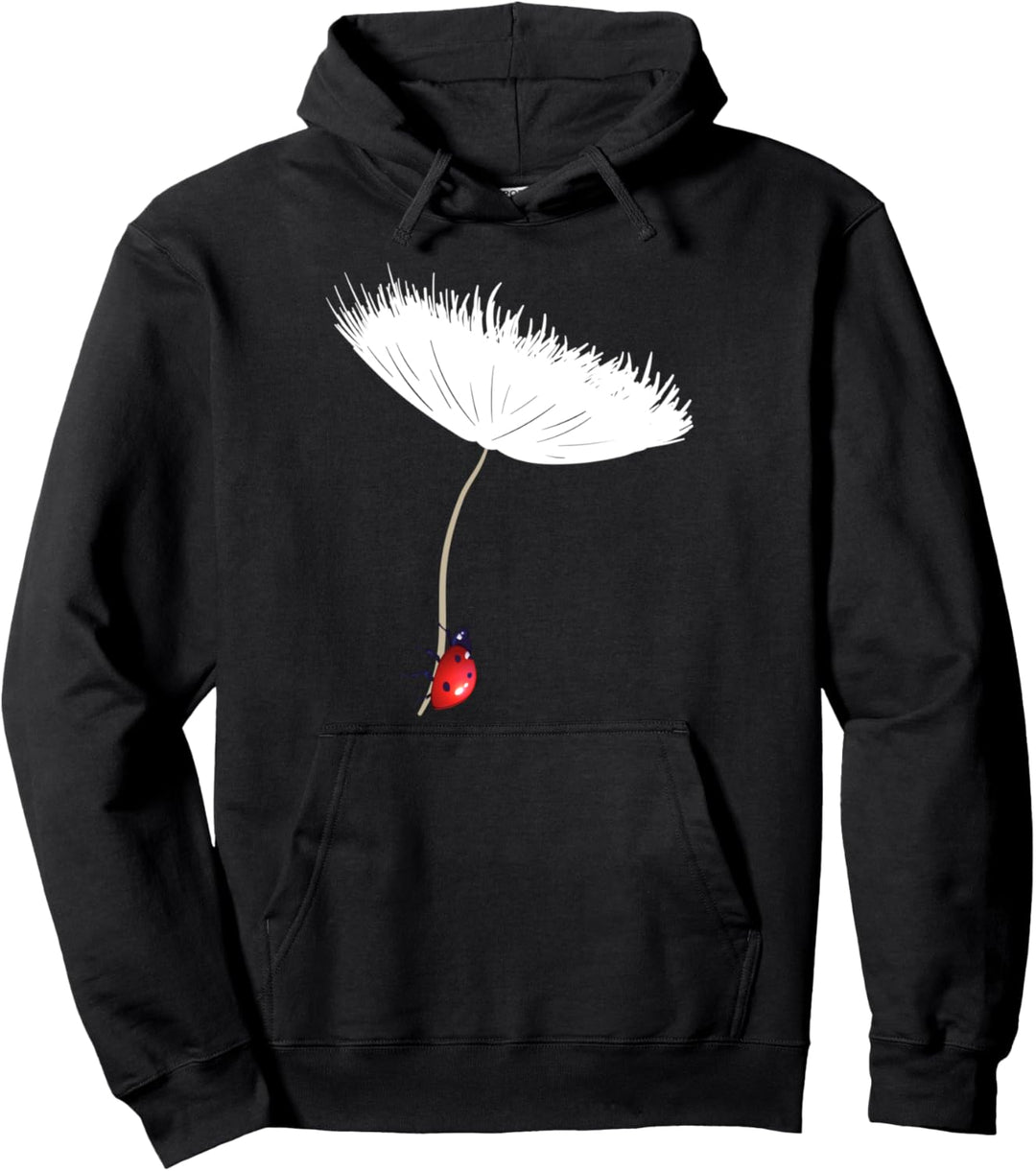 Niedliche Löwenzahn Samen Marienkäfer Geschenk für gelbe Pullover Hoodie