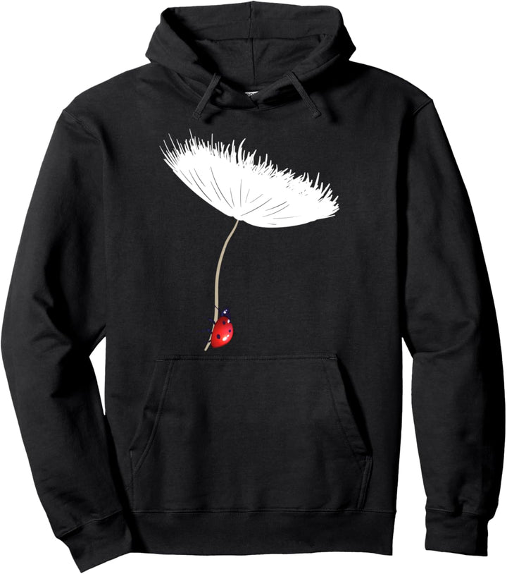 Niedliche Löwenzahn Samen Marienkäfer Geschenk für gelbe Pullover Hoodie