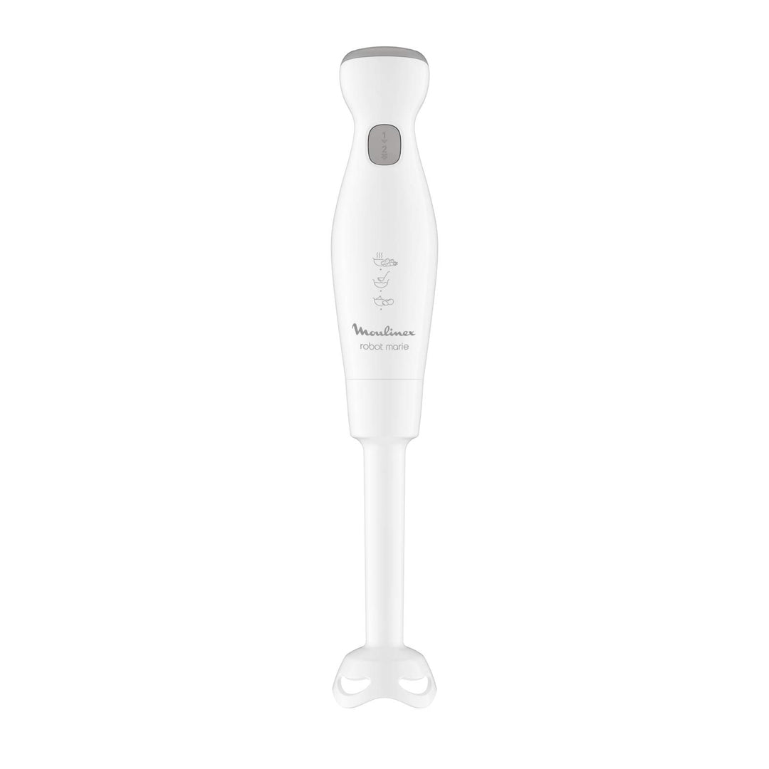 Moulinex Handmixer Roboter Marie Mixer 450 W 2 Geschwindigkeitsstufen Turbo-Funktion Stabmixer 2 Kli