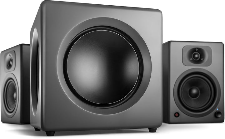 Wavemaster 66400 Fusion - Aktiver Subwoofer (125 Watt) mit eingebautem Class-D-Verstärker, universel