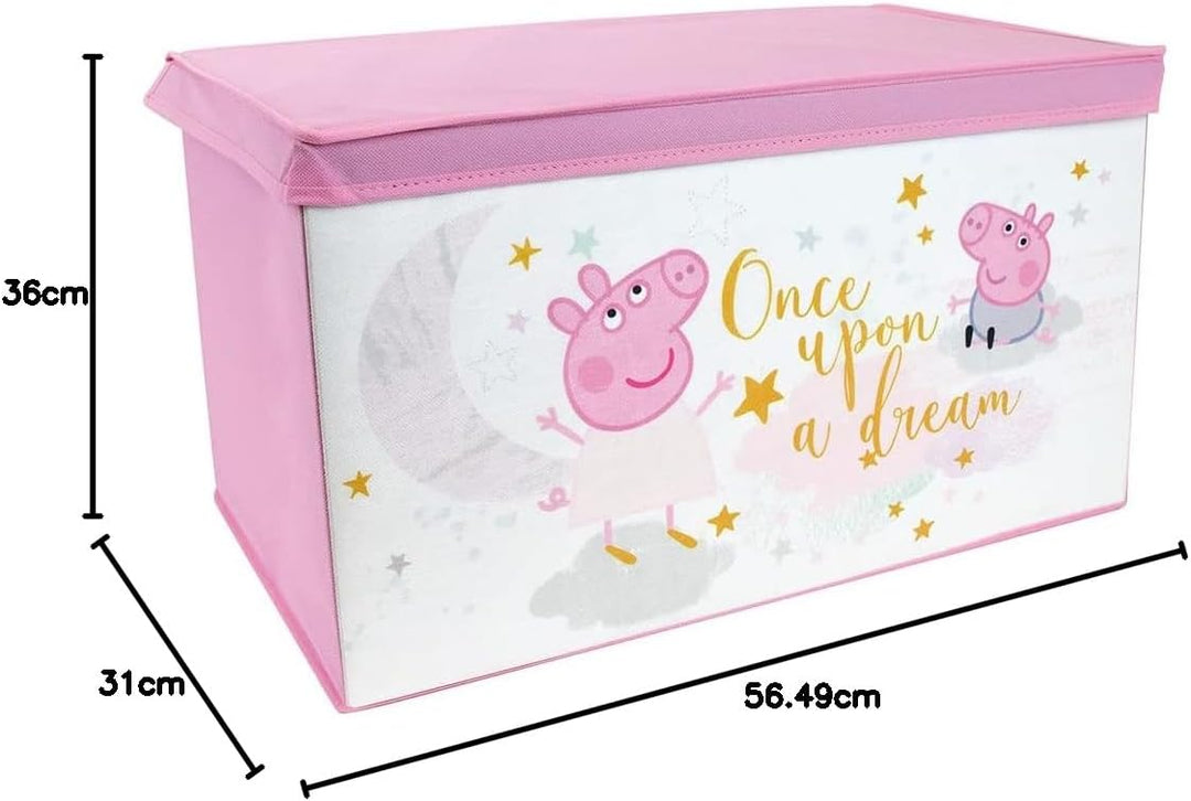 FUN HOUSE 713498 PEPPA PIG Faltbare Spielzeugkiste 55,5 x 34,5 x 34 cm