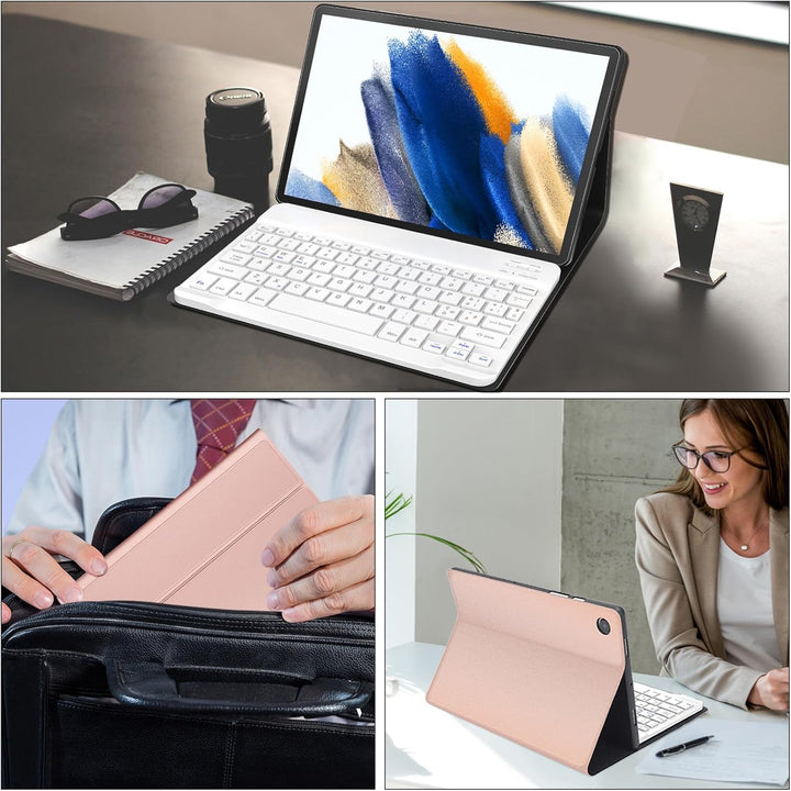 AVNICUD Tastatur für Samsung Galaxy Tab A8 10.5 Zoll 2022/2021, Hülle mit Tastatur für Samsung Tab A