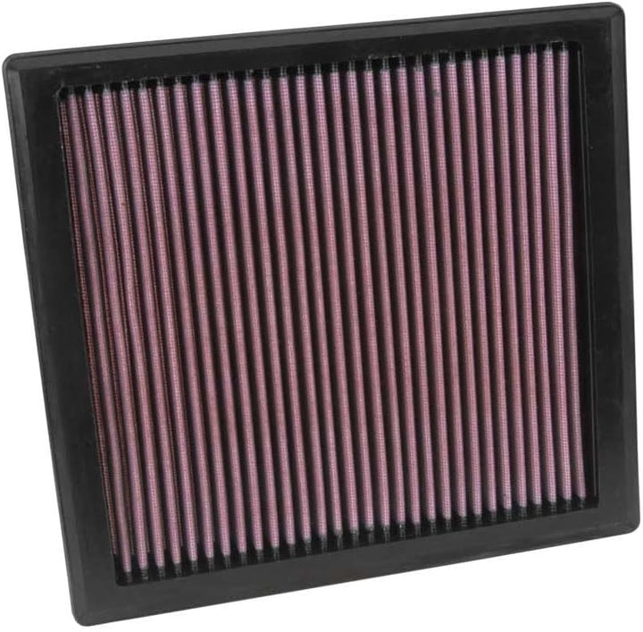 K&N 33-5030 Waschbarer und wiederverwendbarer KFZ Tauschluftfilter , Rot, 33-5030